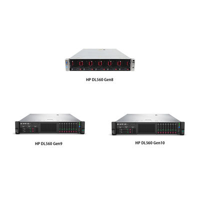 HPE Proliant DL560 Gen8 Gen9 Gen10 2U Τέσσερις Intel Xeon PC Υπολογιστής Αποθήκευσης Rack Server