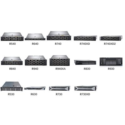 Προσαρμοσμένο ανακαινισμένο 14th Poweredge Intel Xeon PC Υπολογιστής Αποθήκευση GPU Rack Server